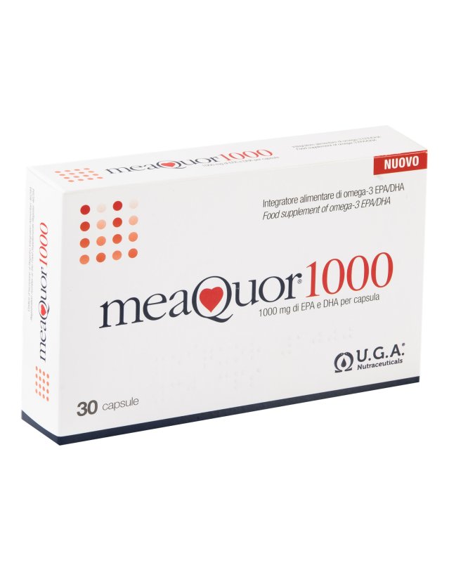 Meaquor 1000 30 Capsule - Omega 3 per Funzione Cardiaca Meaquor 1000 30 Capsule - Omega 3 per Funzione Cardiaca