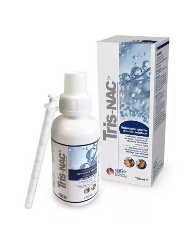 ICF Tris-NAC 120ml Soluzione Otologica Sterile Cani e Gatti