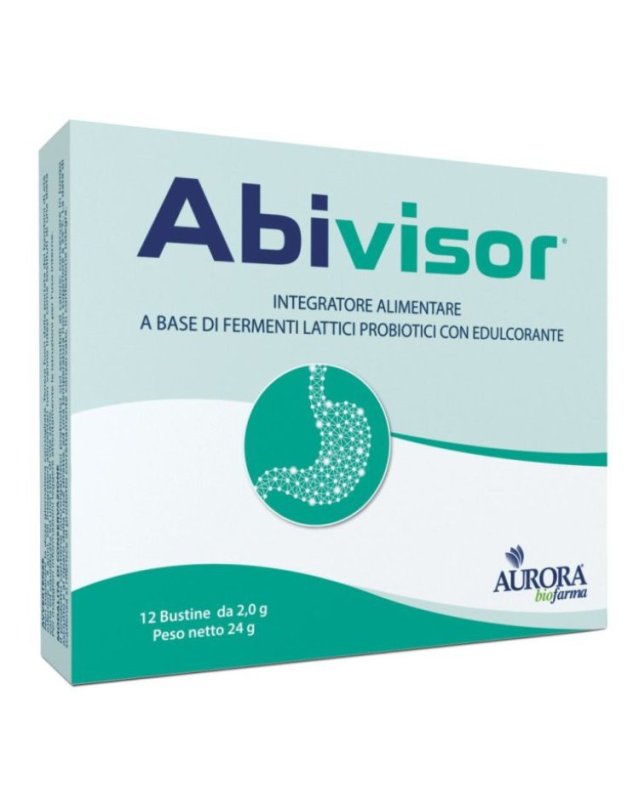 Abivisor 12 Bustine - Equilibrio Flora Intestinale e Benessere