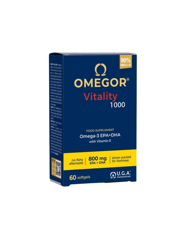 Vitality 1000 30 Capsule Omega-3 – Cuore e Trigliceridi Vitality 1000 30 Capsule Omega-3 – Cuore e Trigliceridi