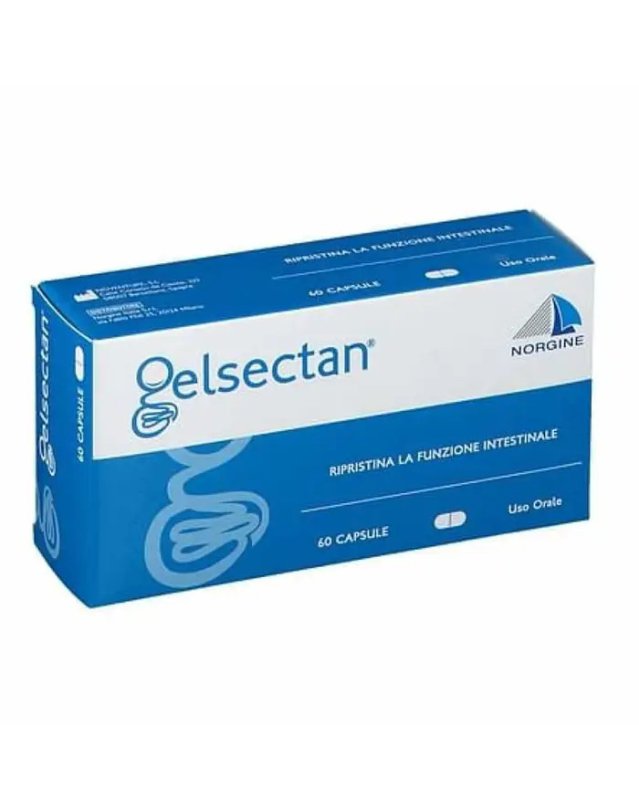 Gelsectan 60 capsule - Funzione Intestinale Gelsectan 60 capsule - Funzione Intestinale