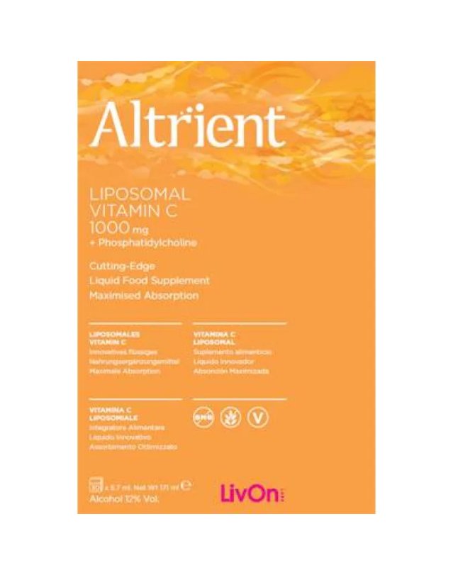Altrient Vitamina C Liposomiale 1000mg - 30 Bustine - Vegano