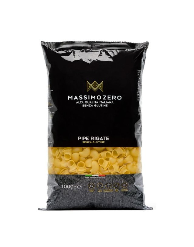 Pipe Rigate Senza Glutine 1kg – Pasta di Mais e Riso Pipe Rigate Senza Glutine 1kg – Pasta di Mais e Riso