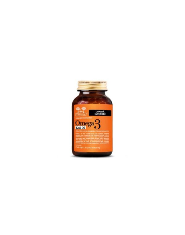 Salugea Omega 3 Krill Oil 60 Perle - Integratore EPA e DHA