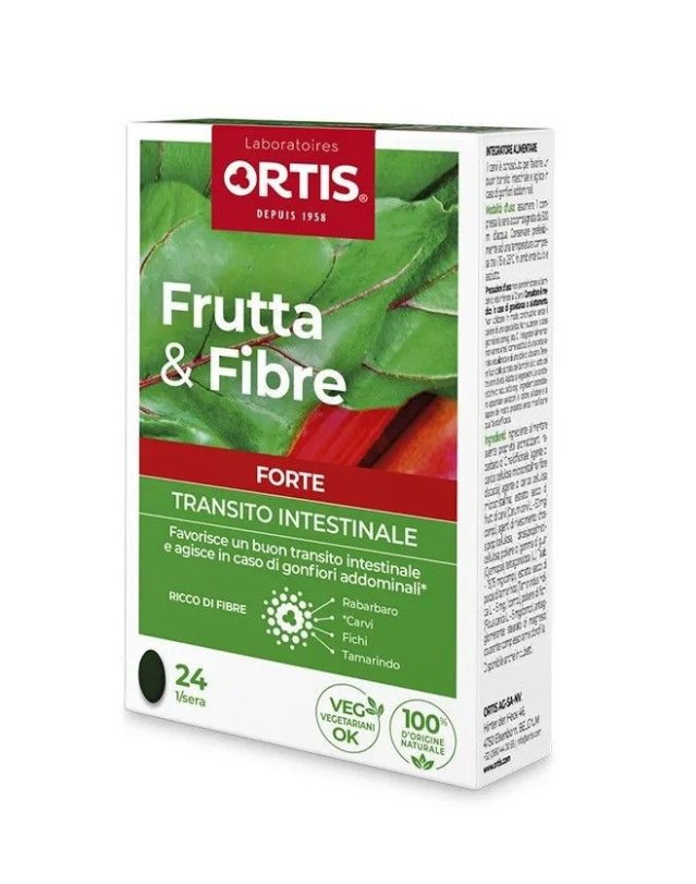 Frutta e Fibre Forte 24 Compresse – Transito Intestinale Frutta e Fibre Forte 24 Compresse – Transito Intestinale