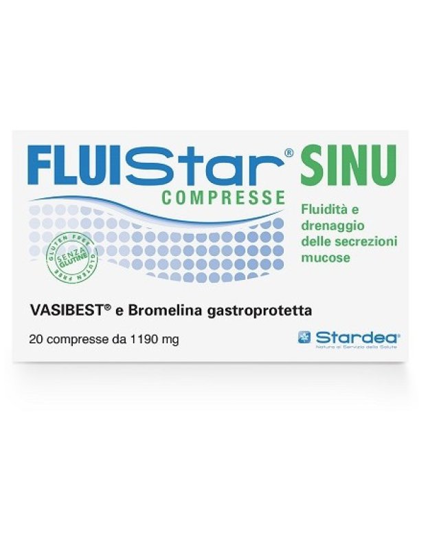 Fluistar Sinu 20 Cpr - Fluidit&agrave; Vie Respiratorie e Drenaggio