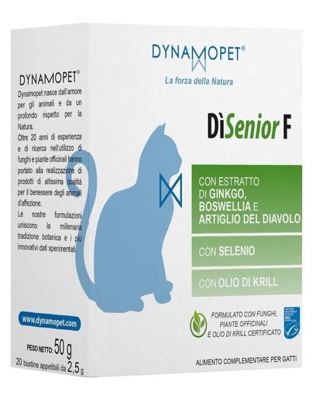 Disenior F Gatti 20 Bustine Appetibili - Supporto Funzioni Cognitive Disenior F Gatti 20 Bustine Appetibili - Supporto Funzioni Cognitive