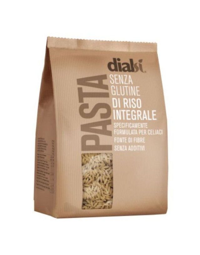 Pasta Riso Risoni Integrale 400g - Senza Glutine, Fonte Fibre