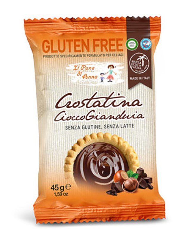Crostatina Cioccogianduia 45g Senza Glutine per Celiaci