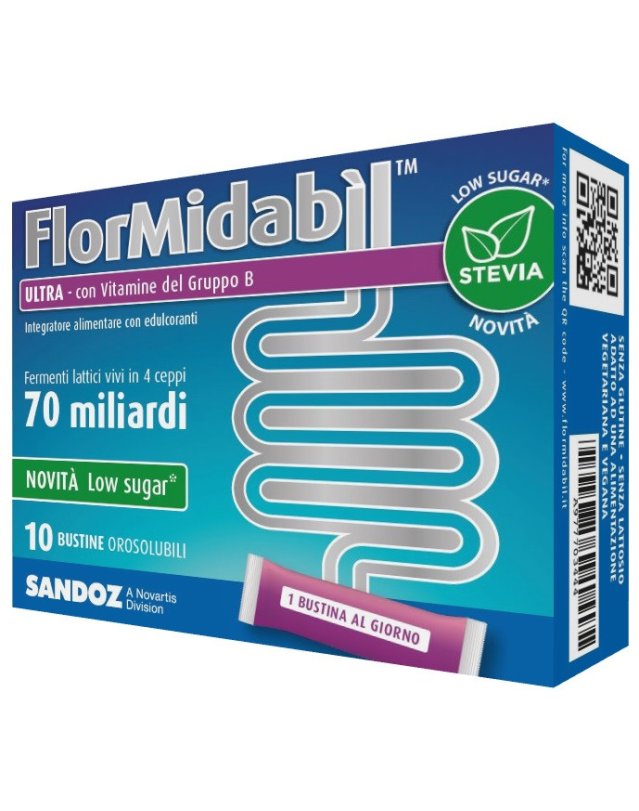 Flormidabil Ultra 10 Bustine - Equilibrio Flora Intestinale