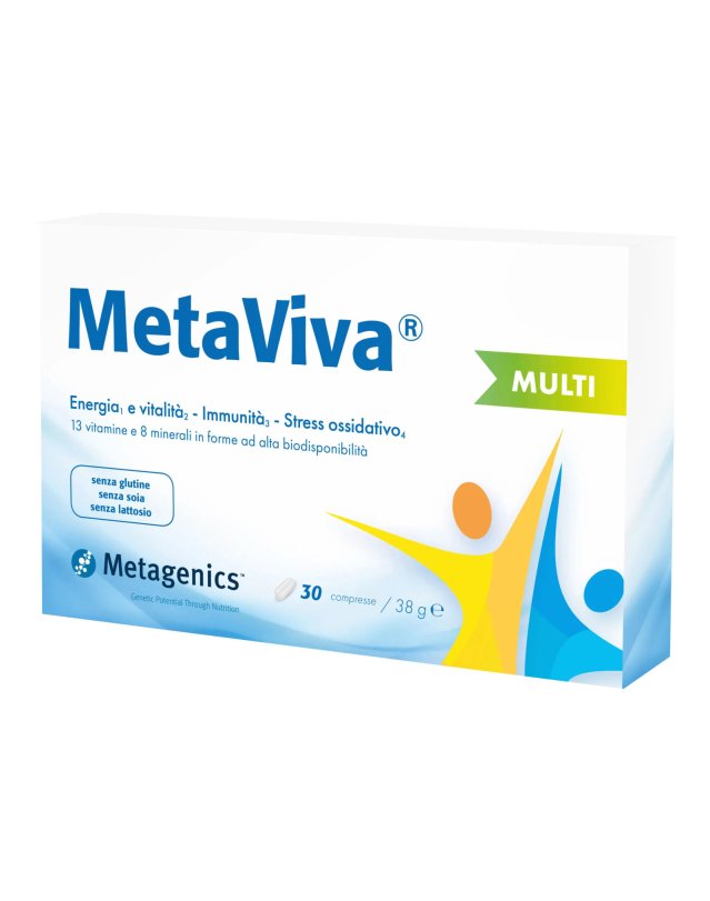Metaviva Multi 30 Compresse - Energia, Sistema Immunitario