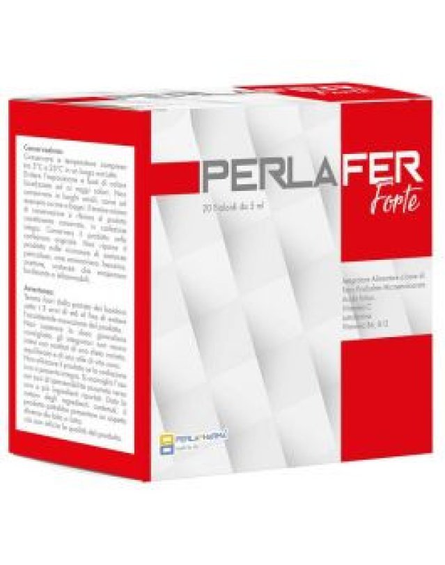Perlafer Forte Integratore 5ml - Ferro, Vitamine e Lattoferrina Perlafer Forte Integratore 5ml - Ferro, Vitamine e Lattoferrina