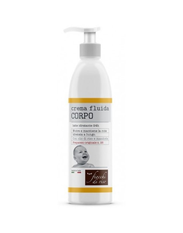 Crema Fluida Corpo Idratante 240 ml &ndash; 24h Neonati e Bambini