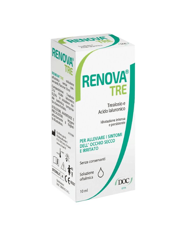 Renova Tre Collirio 10ml Idratazione Occhi