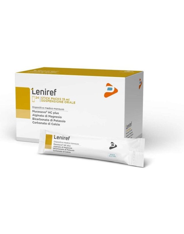 Leniref 24 Stick da 15ml - Reflusso Gastroesofageo e Bruciore