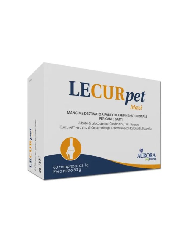 Lecurpet Maxi 60 Compresse - Supporto Articolare Cani e Gatti Lecurpet Maxi 60 Compresse - Supporto Articolare Cani e Gatti