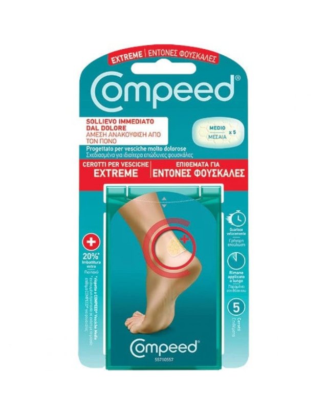 Cerotti Vesciche Extreme Compeed 5 pz - Sollievo dal Dolore
