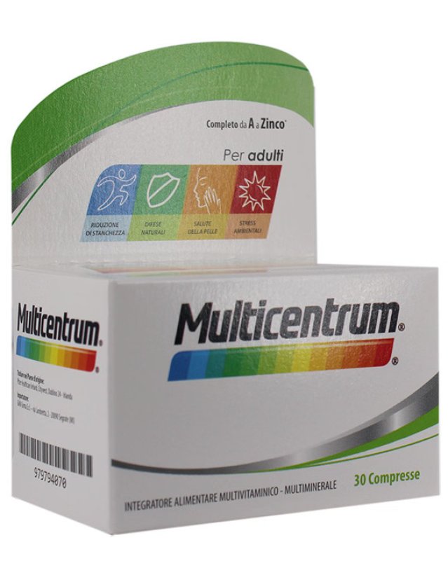 Multicentrum Adulti 30 Compresse – Multivitaminico per Energia e Difese Immunitarie Multicentrum Adulti 30 Compresse – Multivitaminico per Energia e Difese Immunitarie