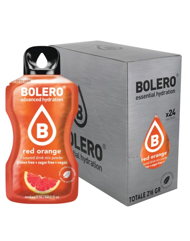 Bolero Red Orange 9g &ndash; Bevanda con Vitamina C Senza Zuccheri