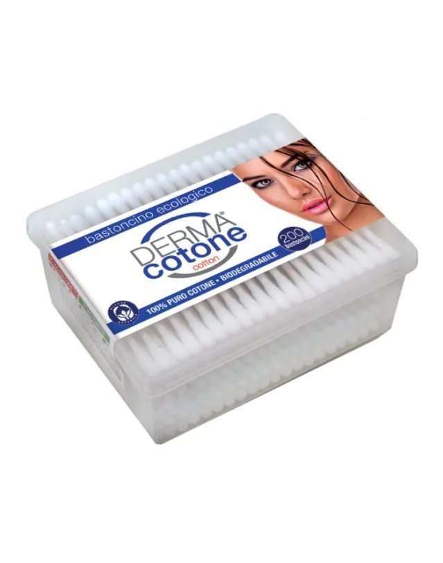 Cotton Fioc Biodegradabili 200 pz &ndash; Igiene Delicata delle Orecchie