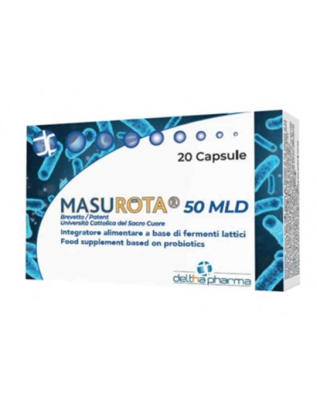 Deltha Pharma Masurota 50 MLD Integratore Fermenti Lattici 20 Capsule