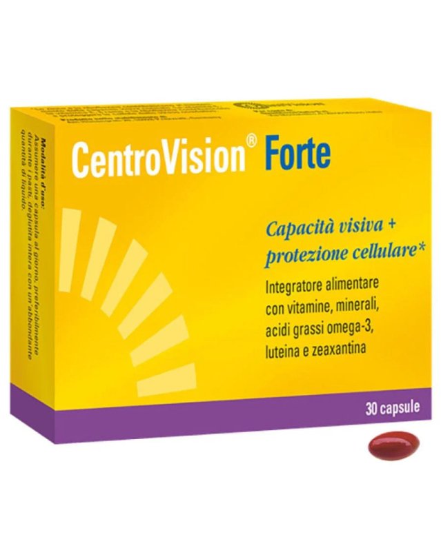 Centrovision Forte 30 capsule - Capacità Visiva e Antiossidante Centrovision Forte 30 capsule - Capacità Visiva e Antiossidante