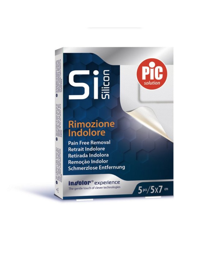 Cerotto Post-Operatorio Silicone 5x7cm 5pz - Rimozione Indolore Cerotto Post-Operatorio Silicone 5x7cm 5pz - Rimozione Indolore