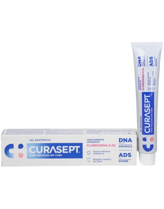 Dentifricio Clorexidina 0,20% 75ml - Antiplacca e Gengive Irritate Dentifricio Clorexidina 0,20% 75ml - Antiplacca e Gengive Irritate