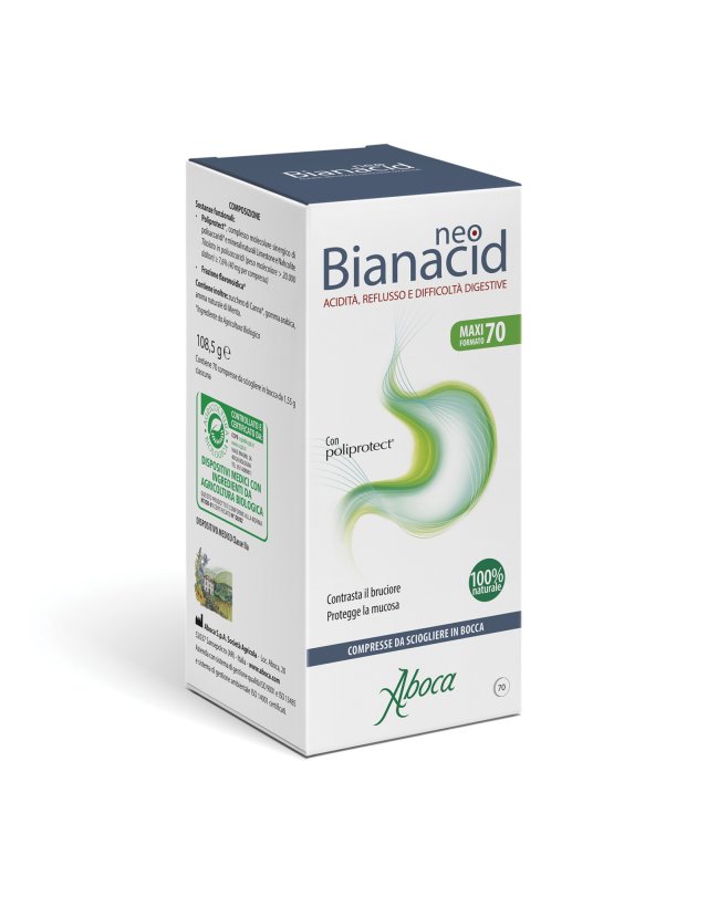 Neobianacid Acidità e Reflusso 70 Compresse Masticabili Dispositivo Medico Neobianacid Acidità e Reflusso 70 Compresse Masticabili Dispositivo Medico