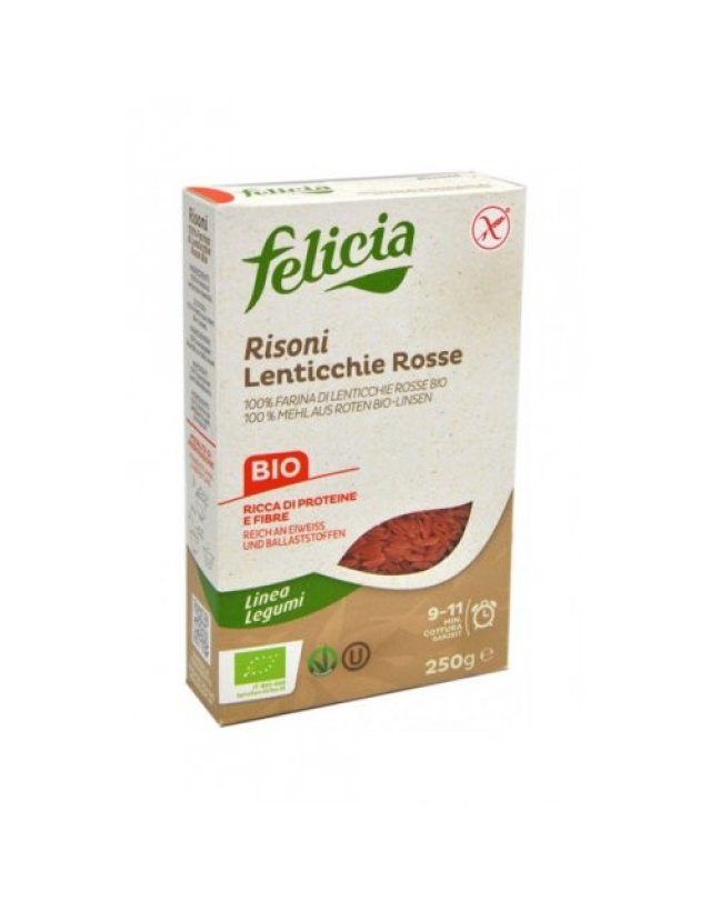 Risoni Lenticchie Rosse Bio 250g, Senza Glutine e Ricchi di Fibre Risoni Lenticchie Rosse Bio 250g, Senza Glutine e Ricchi di Fibre