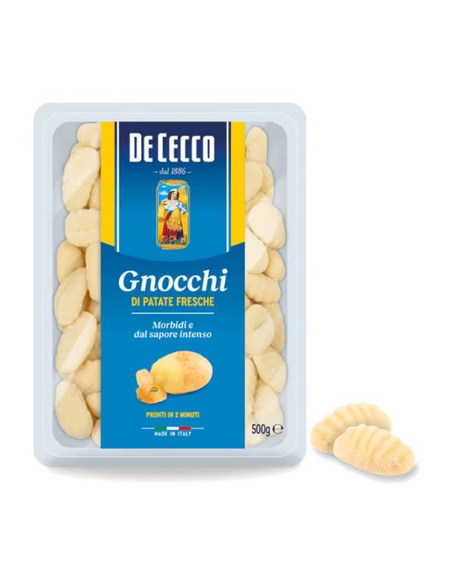 Gnocchi di Patate 500g Freschi Senza Glutine Gnocchi di Patate 500g Freschi Senza Glutine