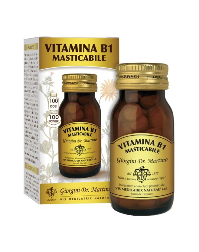 Vitamina B1 Masticabile 100 pastiglie - Funzione Cardiaca