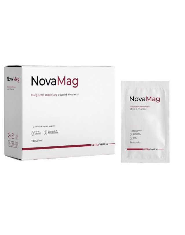 Novamag 20 Bustine - Magnesio per Stanchezza e Funzione Muscolare