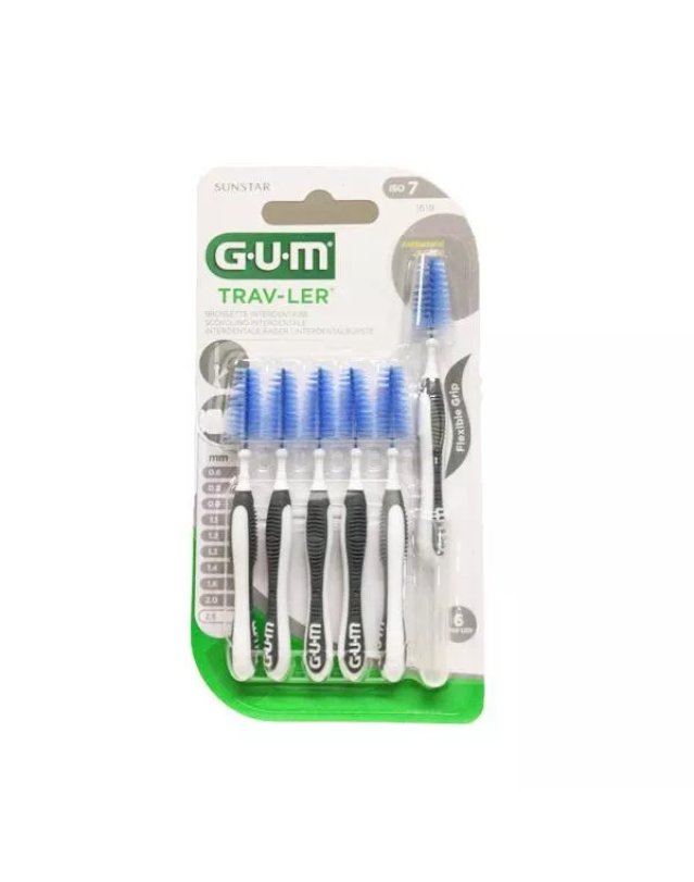 Trav-Ler ISO 7 Gum, 6 pz - Scovolini Interdentali Trav-Ler ISO 7 Gum, 6 pz - Scovolini Interdentali