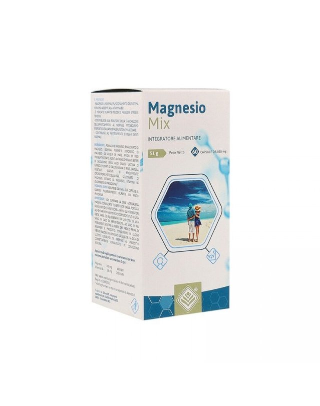 Magnesio Mix 60 Capsule - Energia e Funzione Muscolare Magnesio Mix 60 Capsule - Energia e Funzione Muscolare