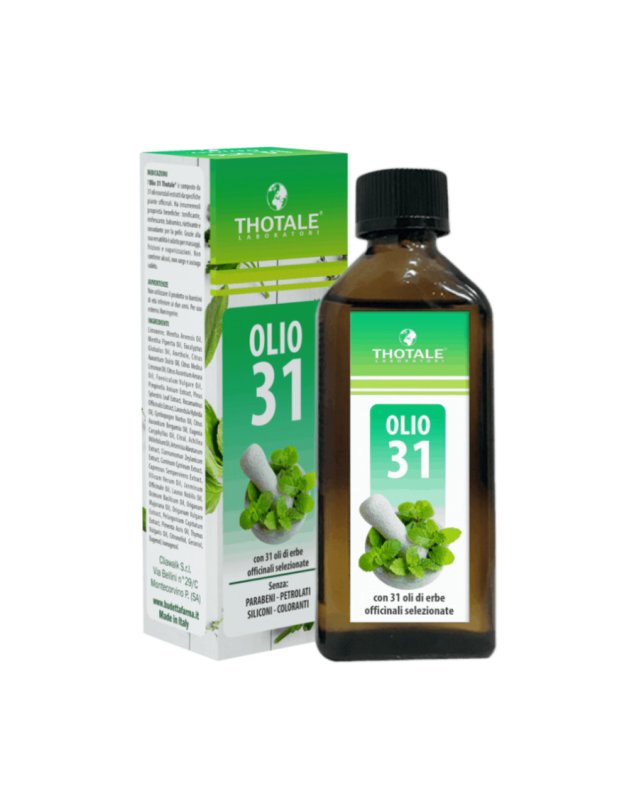 Olio 31 Thotale 100ml – Tonificante e Rinfrescante Olio 31 Thotale 100ml – Tonificante e Rinfrescante