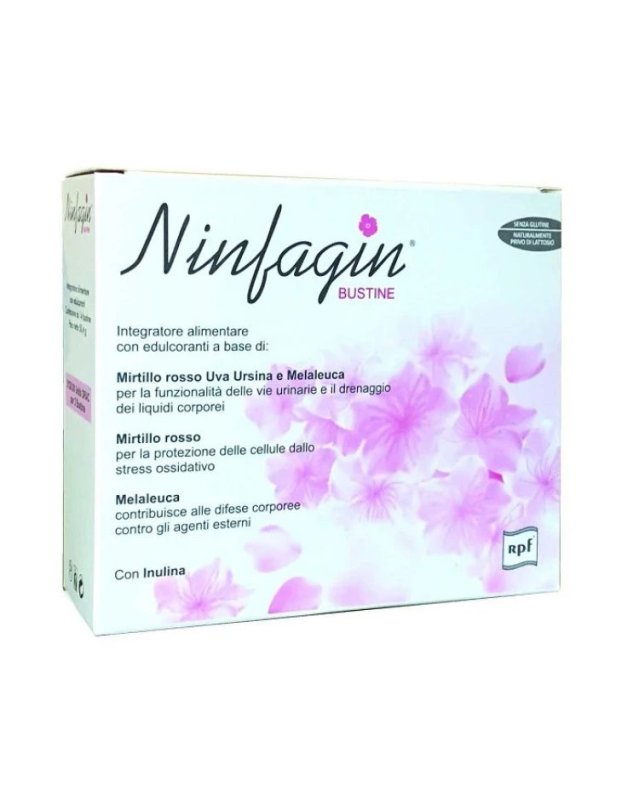 Ninfagin 14 Bustine - Funzionalit&agrave; Vie Urinarie e Drenaggio