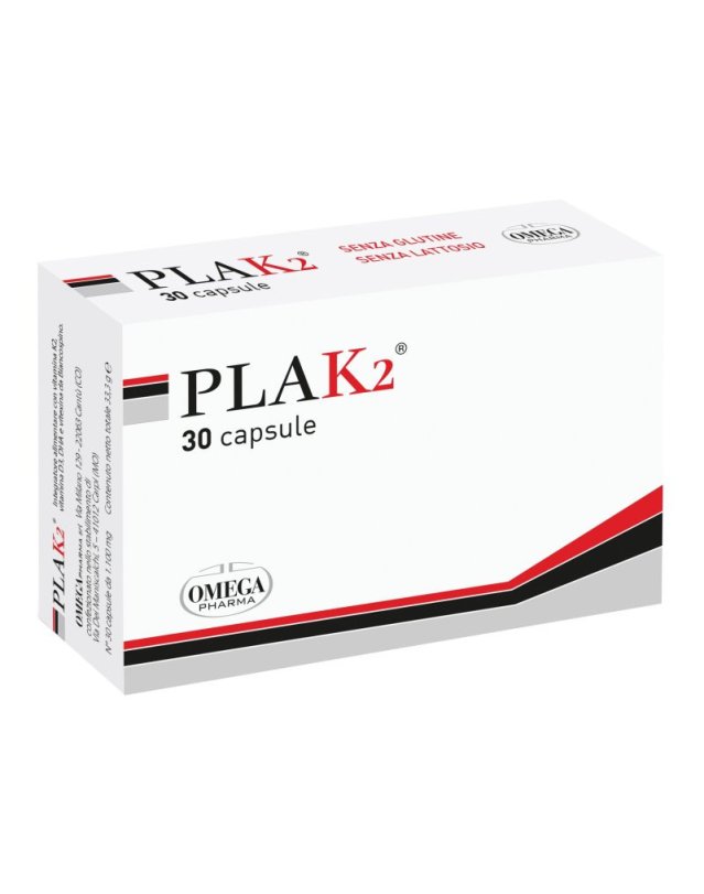 Plak2 30 Capsule Softgel - Funzionalit&agrave; Cardiovascolare