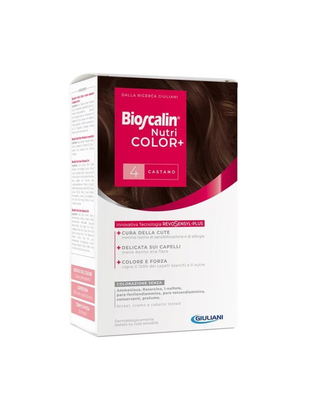 Nutri Color+ 4 Castano 150 ml Colorazione Permanente Capelli Bianchi Nutri Color+ 4 Castano 150 ml Colorazione Permanente Capelli Bianchi