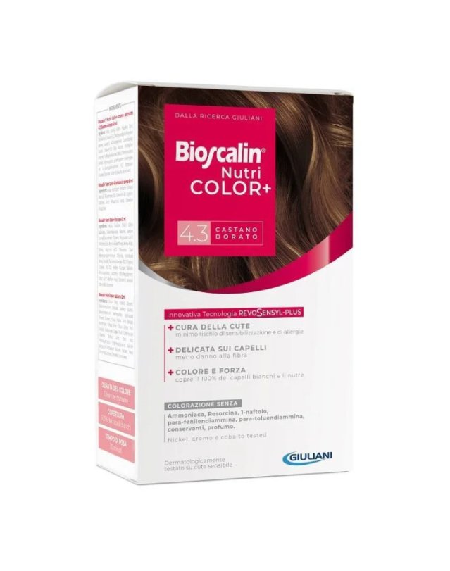 Nutricolor Plus 4.3 Castano Dorato 150ml – Tinta Permanente Senza Ammoniaca Nutricolor Plus 4.3 Castano Dorato 150ml – Tinta Permanente Senza Ammoniaca