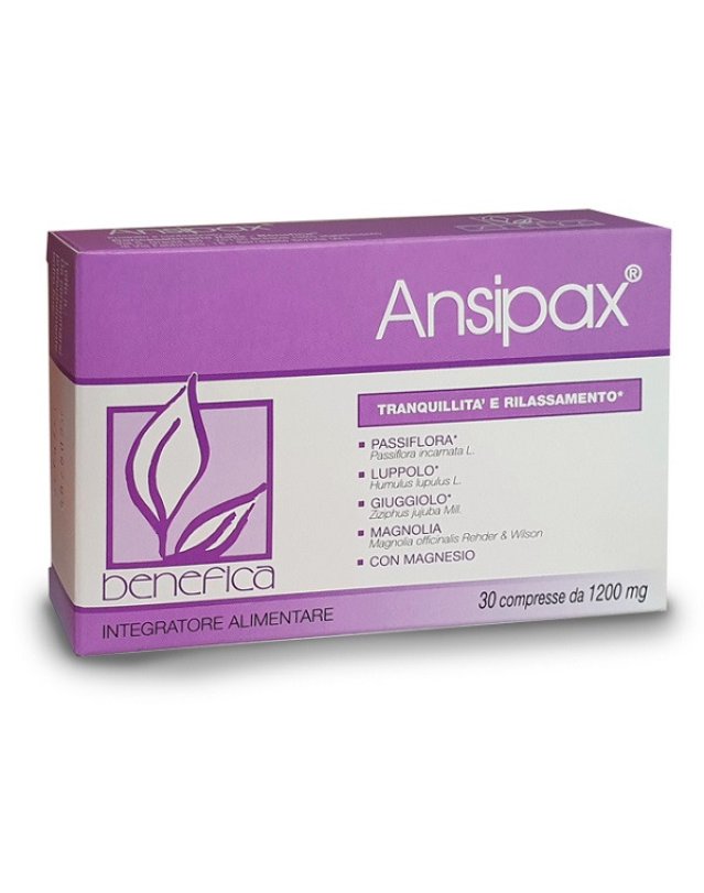 Ansipax 30 Compresse - Rilassamento e Benessere Mentale Ansipax 30 Compresse - Rilassamento e Benessere Mentale