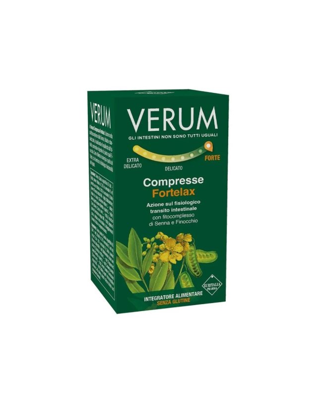 Verum Fortelax 80 Compresse – Transito Intestinale con Senna Verum Fortelax 80 Compresse – Transito Intestinale con Senna