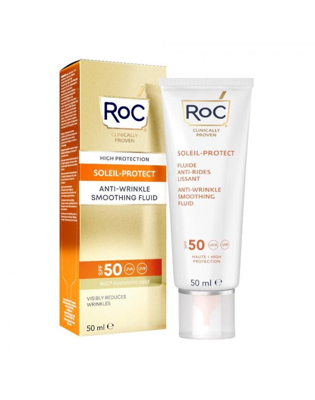Fluido Solare Viso 50ml - Anti-Rughe e Protezione SPF50+ Fluido Solare Viso 50ml - Anti-Rughe e Protezione SPF50+