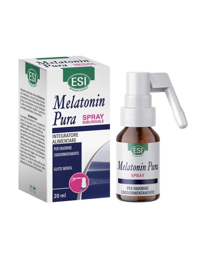 Melatonin Pura Spray 20ml &ndash; Per Dormire Meglio e Jet Lag