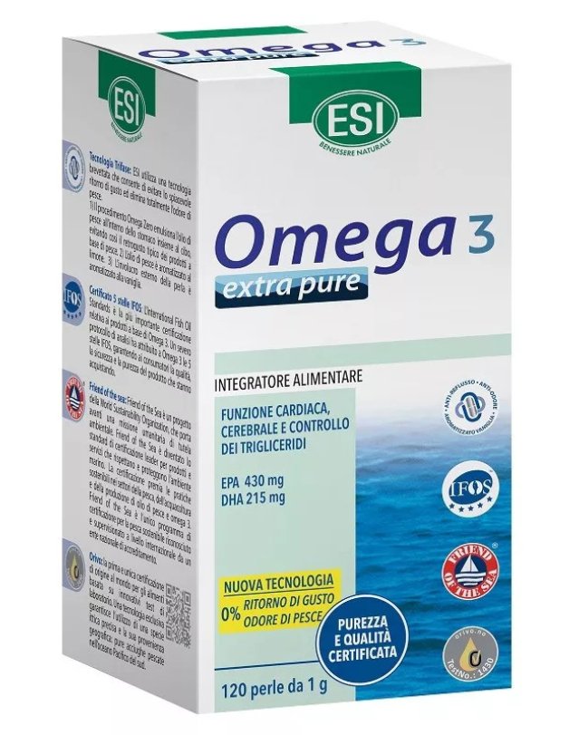 Omega 3 Integratore 120 Perle - Funzione Cardiocircolatoria