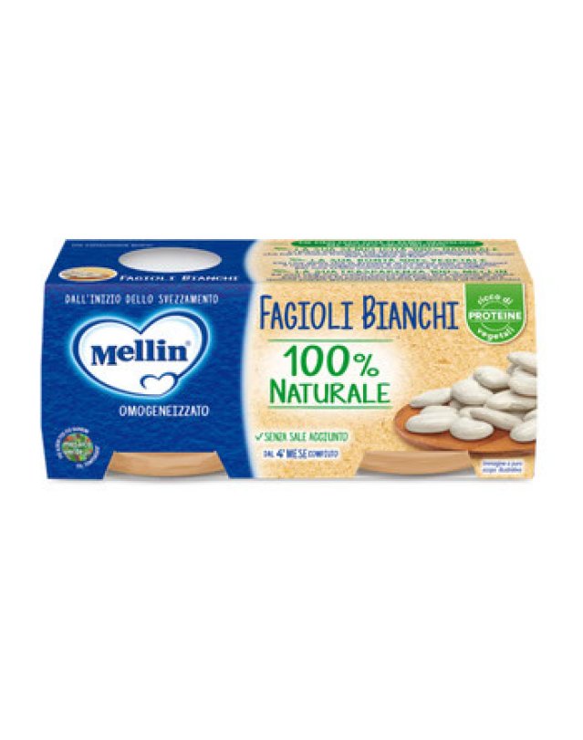 Omogeneizzato Fagioli Bianchi Bio 160g - Dal 4&deg; Mese