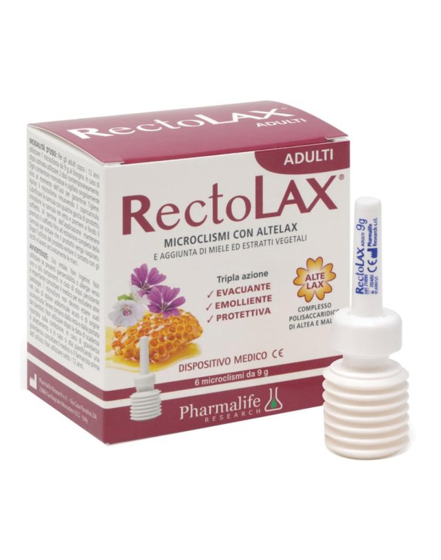 Rectolax Adulti 6 Microclismi - Sollievo dalla Stipsi Rectolax Adulti 6 Microclismi - Sollievo dalla Stipsi