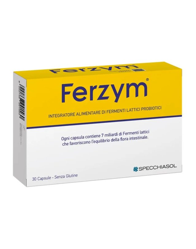 Ferzym 30 Capsule – Fermenti Lattici e Flora Intestinale Ferzym 30 Capsule – Fermenti Lattici e Flora Intestinale