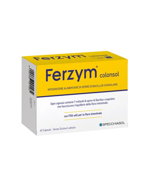 Ferzym Colonsol 40 cps - Equilibrio Flora Intestinale Ferzym Colonsol 40 cps - Equilibrio Flora Intestinale