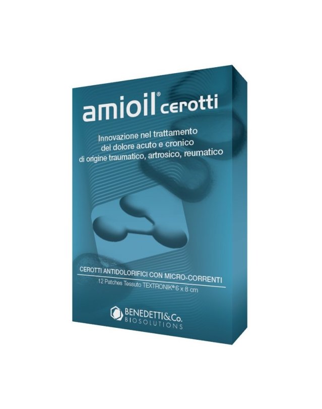 Amioil Cerotti 12pz - Dolori Articolari, Muscolari e Reumatici Amioil Cerotti 12pz - Dolori Articolari, Muscolari e Reumatici